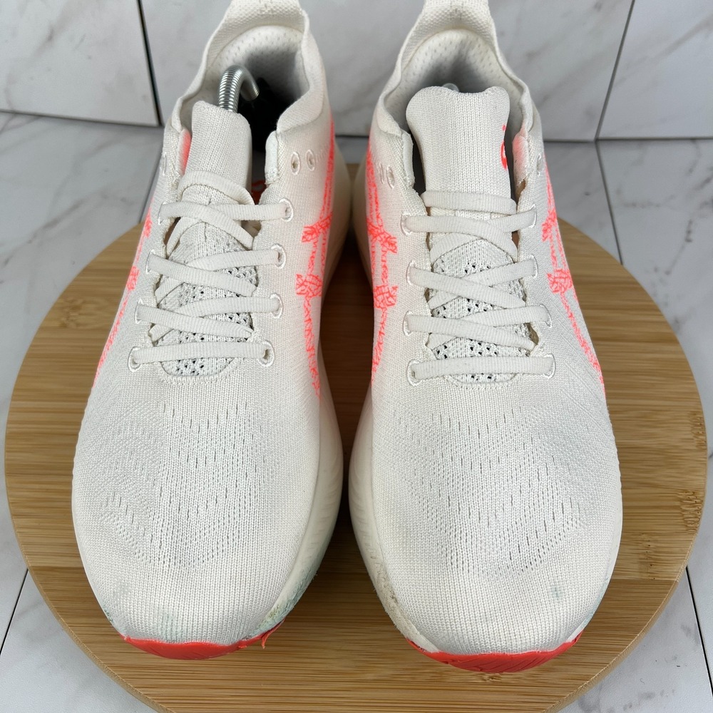 Asics Nimbus Mirai Paris Team Japan Mens Size 11 White Sunrise Red Running Shoes - Picture 4 of 13